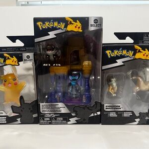 Pokèmon Select Figures Mountain Cave Environment, Cubone, Marowak & Pikachu